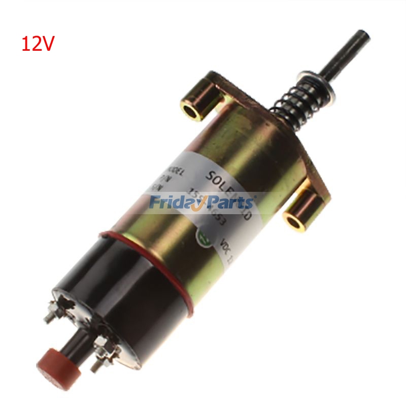 Solenoide de corte de combustible 155-4653 para excavadora Caterpillar CAT 330 330L 330B 350, motor 3306 3304 de FridayParts