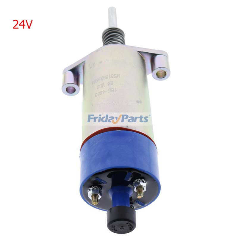 Solenoide de corte de combustible 155-4653 para excavadora Caterpillar CAT 330 330L 330B 350, motor 3306 3304 para Excavadora Para CAT FridayParts