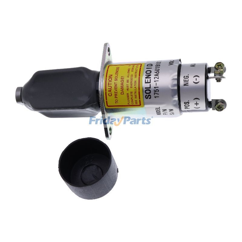 12V Aftermarket Woodward 1700-2509 1751-12A6U1B1S1A Fuel Shutoff Solenoid for Engine
