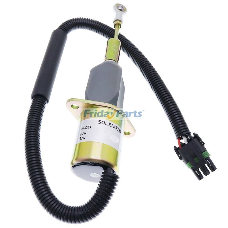 JOHN DEERE用用ジョンディアエンジン 7.6L 6076 8.1L 6081 バンチャー 653E スクレーパー 762B 用燃料遮断ソレノイド RE504223