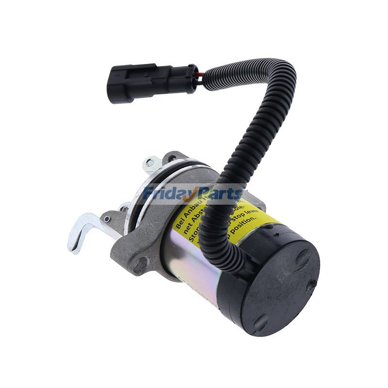Solenoide de corte de combustible de 12 V 6889272 para cargadora Bobcat 883 873 864 863 A300 A250 A220 T200 Para BOBCAT