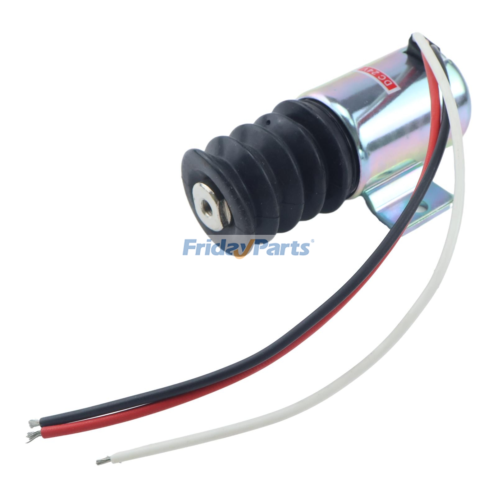 24V Fuel Shutoff Solenoid AT115077 for John Deere Excavator 690D 690DR Feller Buncher 693D for less
