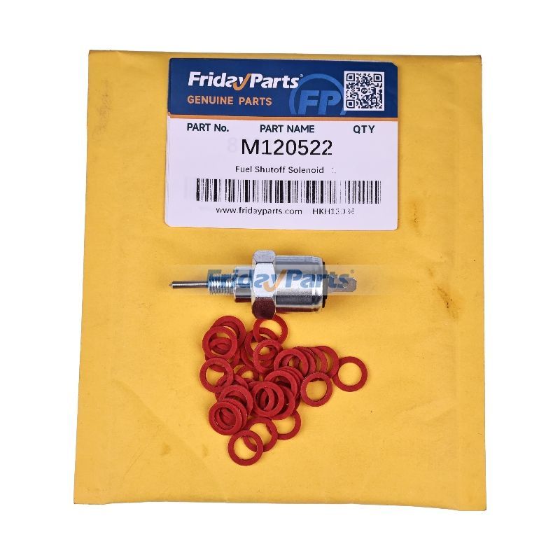 Fuel Shutoff Solenoid M120522 for Kawasaki FC420V FC540V John Deere 170 175 180 185 240 245 260 265 285 320 325 335 345 LX172 LX173 LX176 LX178