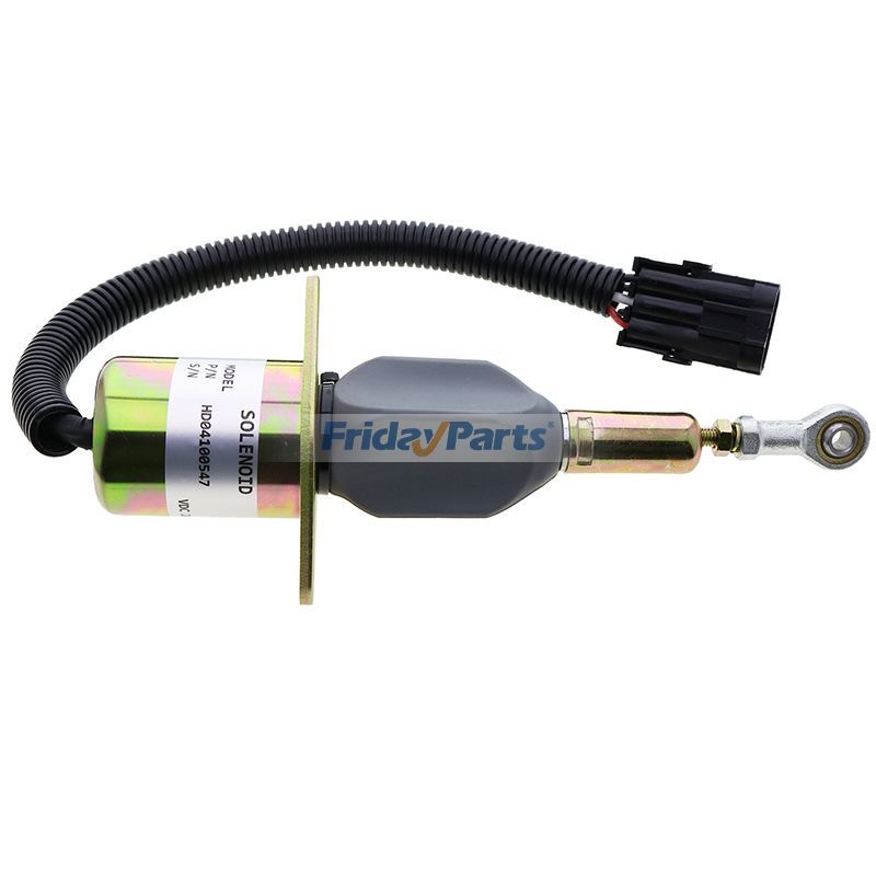 24V Fuel Shutoff Solenoid 87420951 for CASE Crawler Dozer 1850K 1850K-LGP 1850K-LT