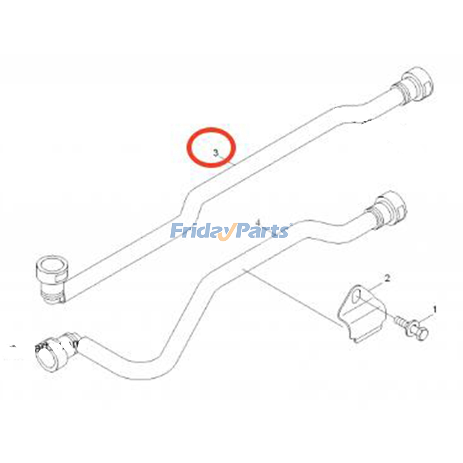 Fuel Supply Tube for Engine,Loader
