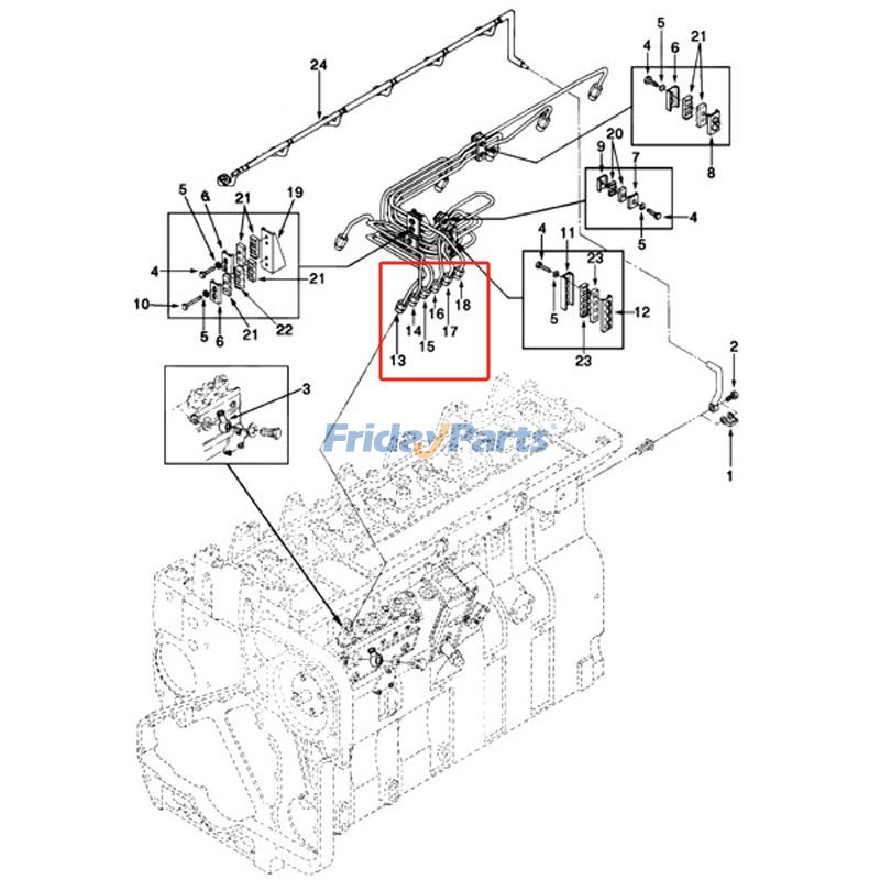 Fuel Supply Tube Kit for Engine