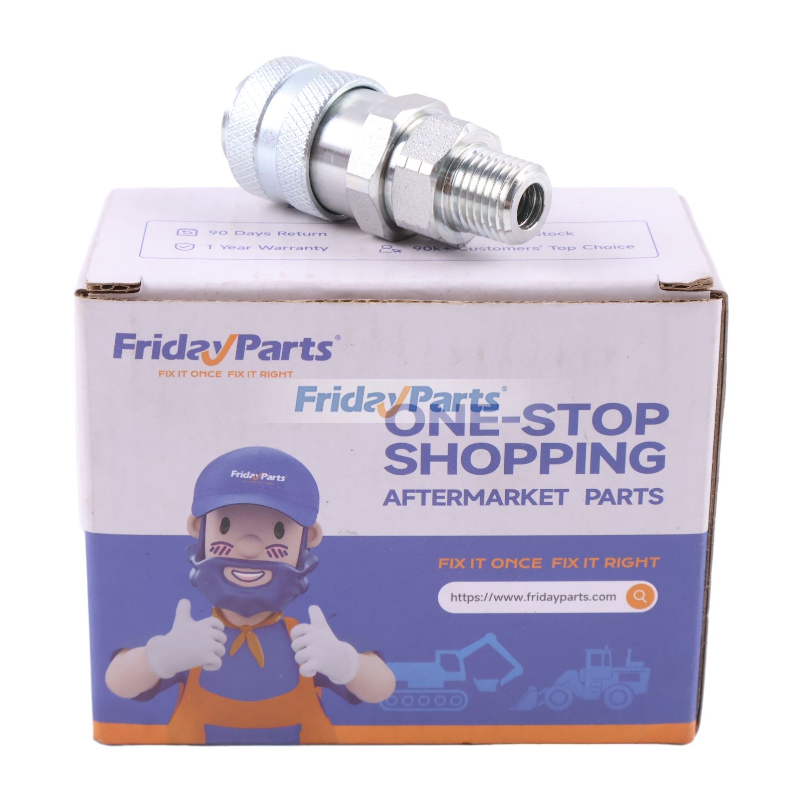 Raccord de coupleur de système de carburant J-47912-QC 5869-1 pour moteur Detroit Cummins Caterpillar CAT