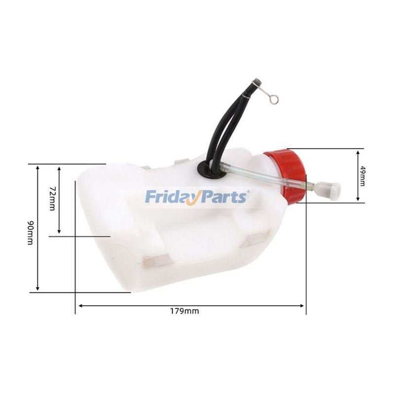 FridayParts Fuel Tank Assembly