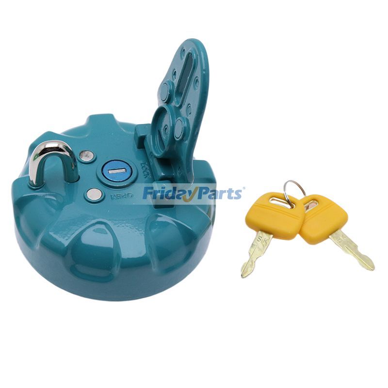 Bouchon de réservoir de carburant avec 2 clés DS-1593 pour excavatrice Kato HD700pourPour KATO