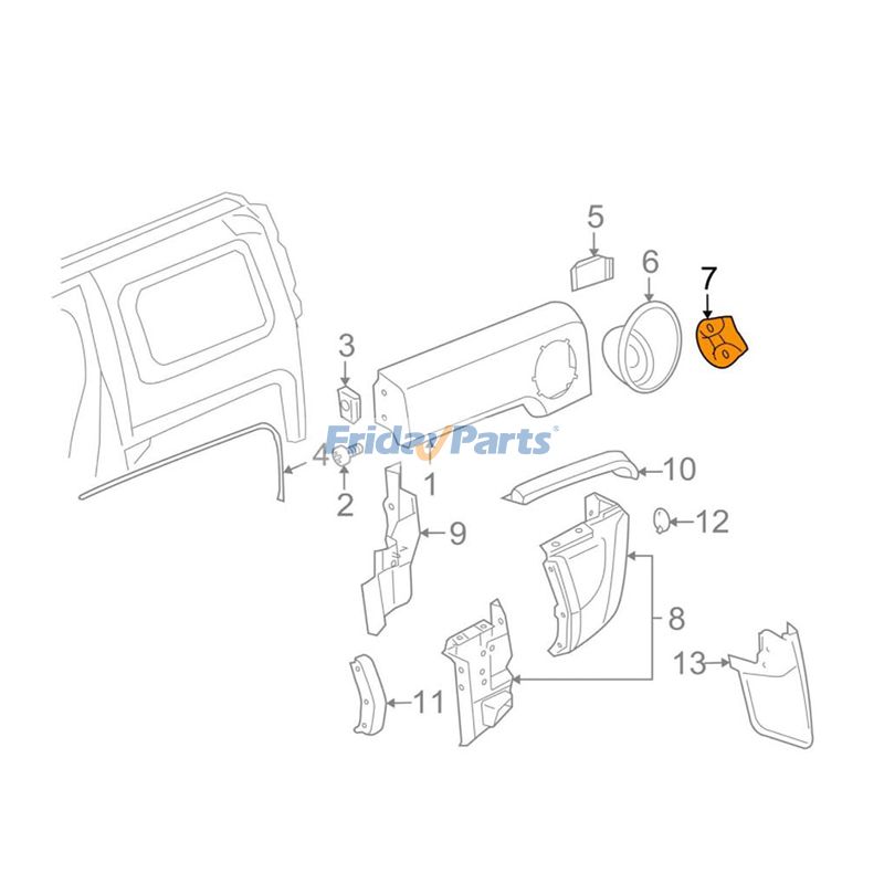 Bouchon de réservoir de carburant 25827646 pour Hummer H2 H3 H3TpourPour AUTRE MARQUE