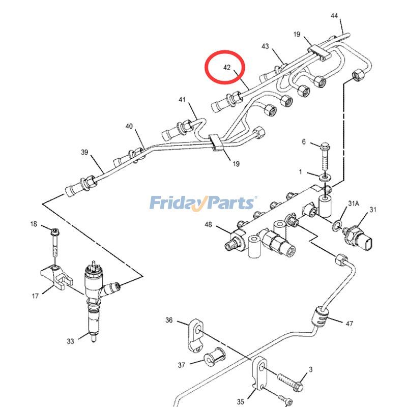 Fuel Injection Pump 317-8021, 3178021 Suitable For Cat 320D 323D C6.6