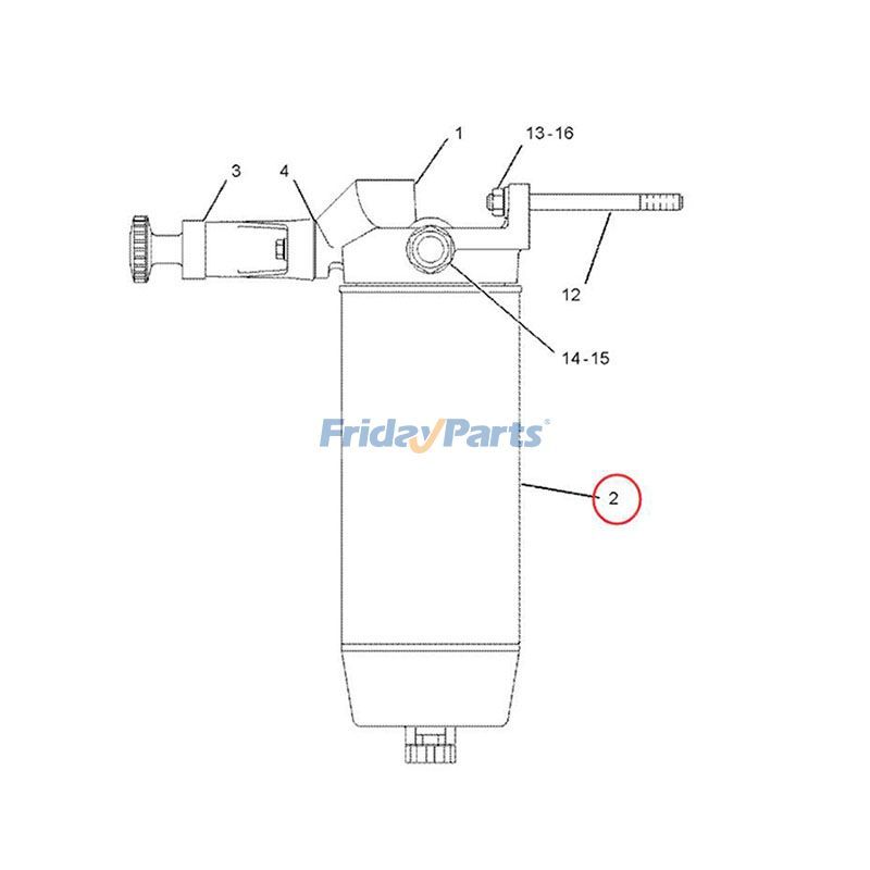 Fuel Water Separatorerpillar CAT for Excavator