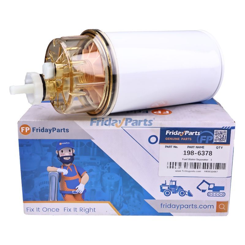 Kraftstoff-Wasserabscheider 198-6378 für Caterpillar CAT-Motor 3126E C7