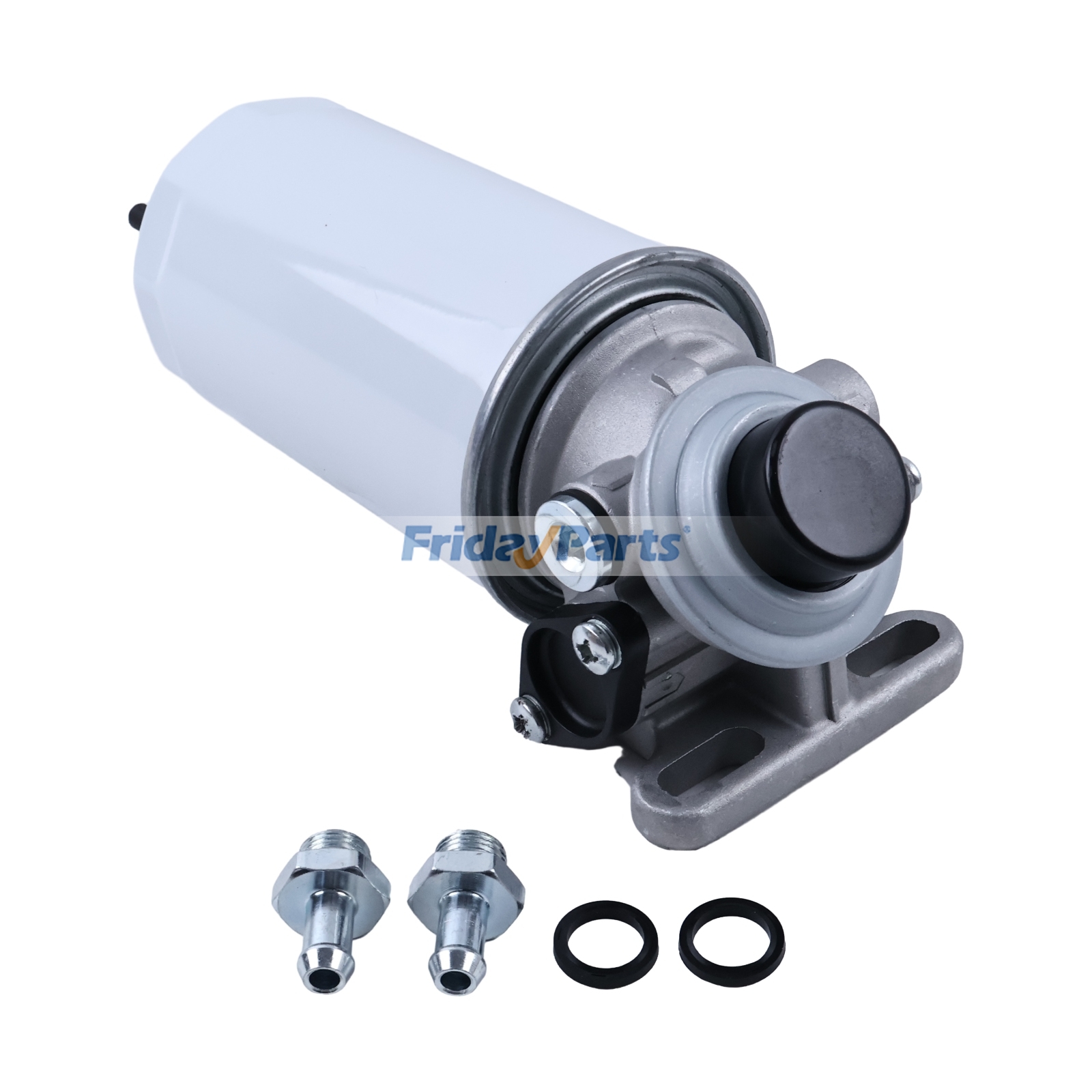Engine Fuel Water Separator With Oil Line Fitting And Sensor Assembly