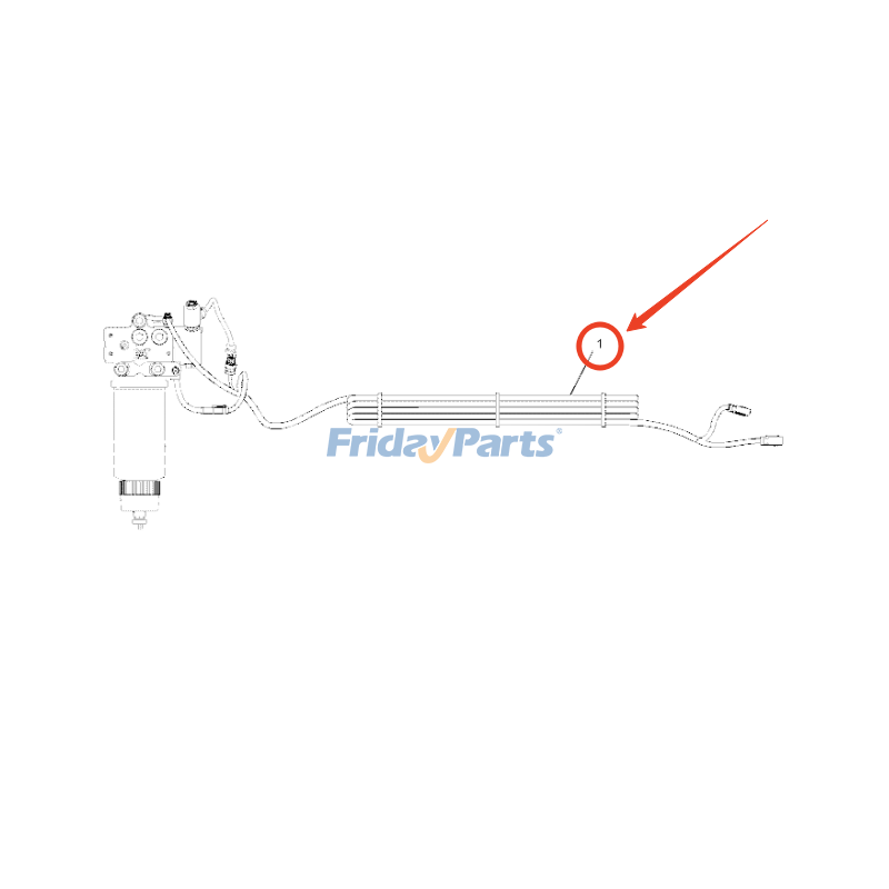 Mazo de cables de combustible 351-1706 para motor Caterpillar CAT: C15 C18 C9 C9.3 Paquete de petróleo CX31-C13I CX31-C9I CX31-P600-C13I CX35-P800-C18I Para CAT