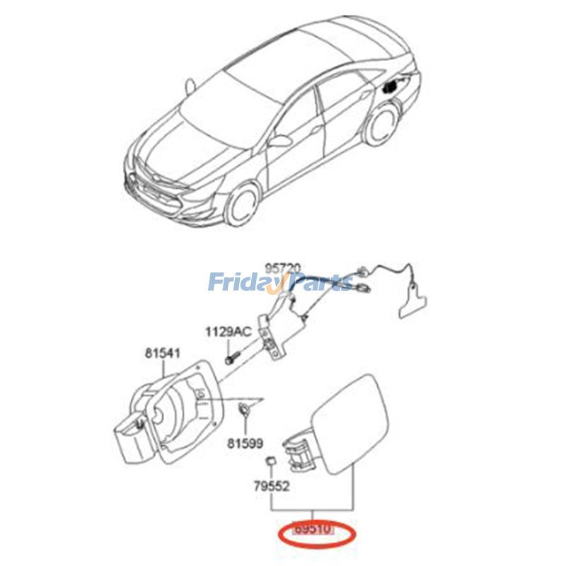 Tankklappefür FahrzeugFür HYUNDAI