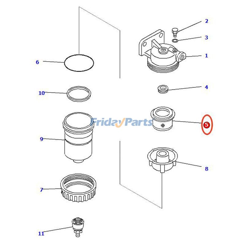FridayParts Kraftstofffilter