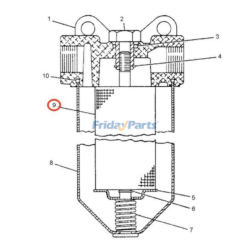 FridayParts Kraftstofffilter