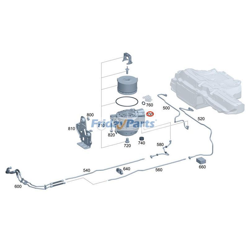 FridayParts Kraftstofffilter