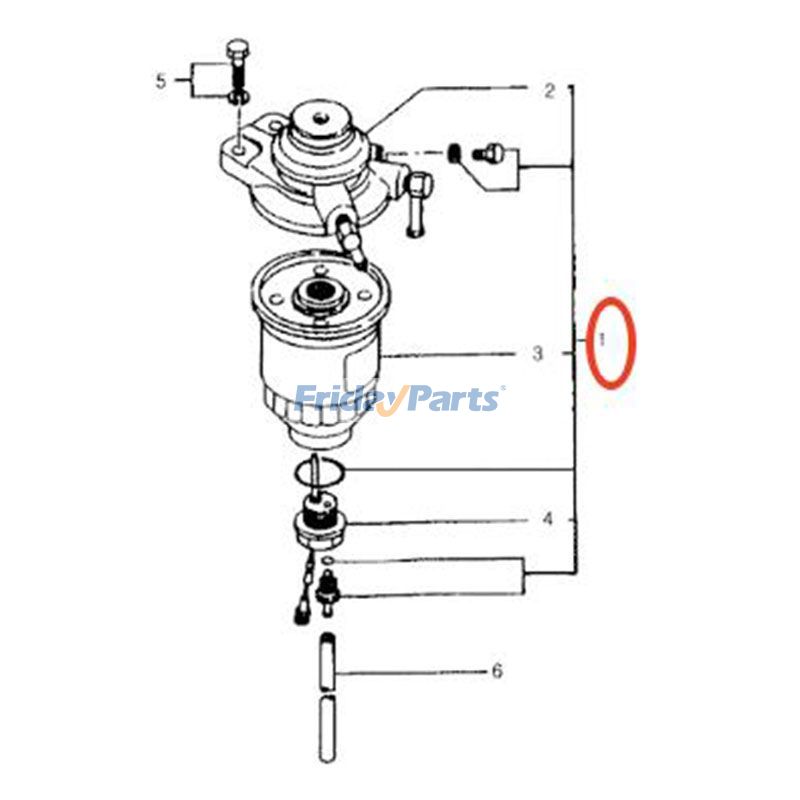 Fuel Filter Base for Tractor