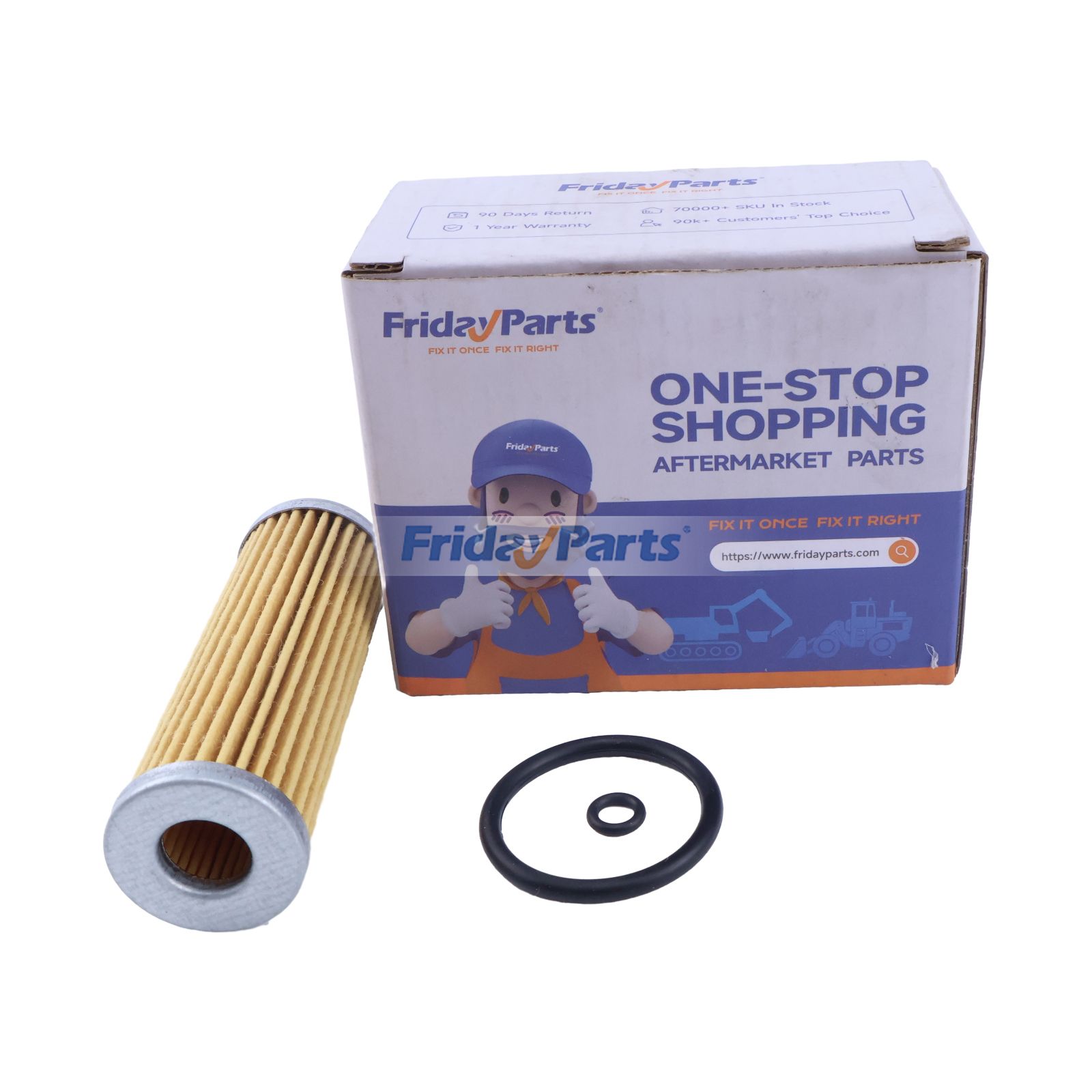 Fuel Filter Kit 15231-43560 for Kubota Tractor B1550D B1550E Mower F2000 F2100