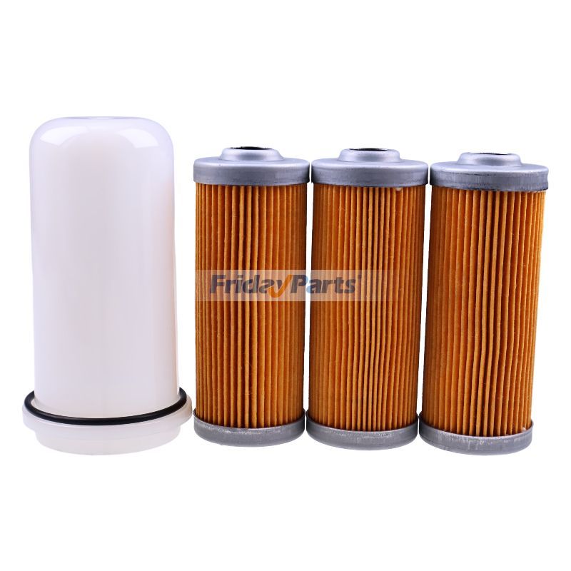 Kraftstofffilter-Set M801101 für John Deere Traktor 655 670 755 756 770 850 855 856 950 1050 4200 4300 4400 1023E 1026R 2025R 2026R 54D 60D Lader 3375 375 Bagger 15