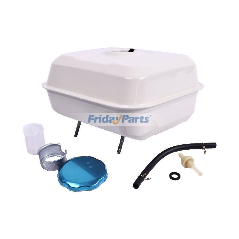 Kraftstofftank und Chromdeckelfür Motor