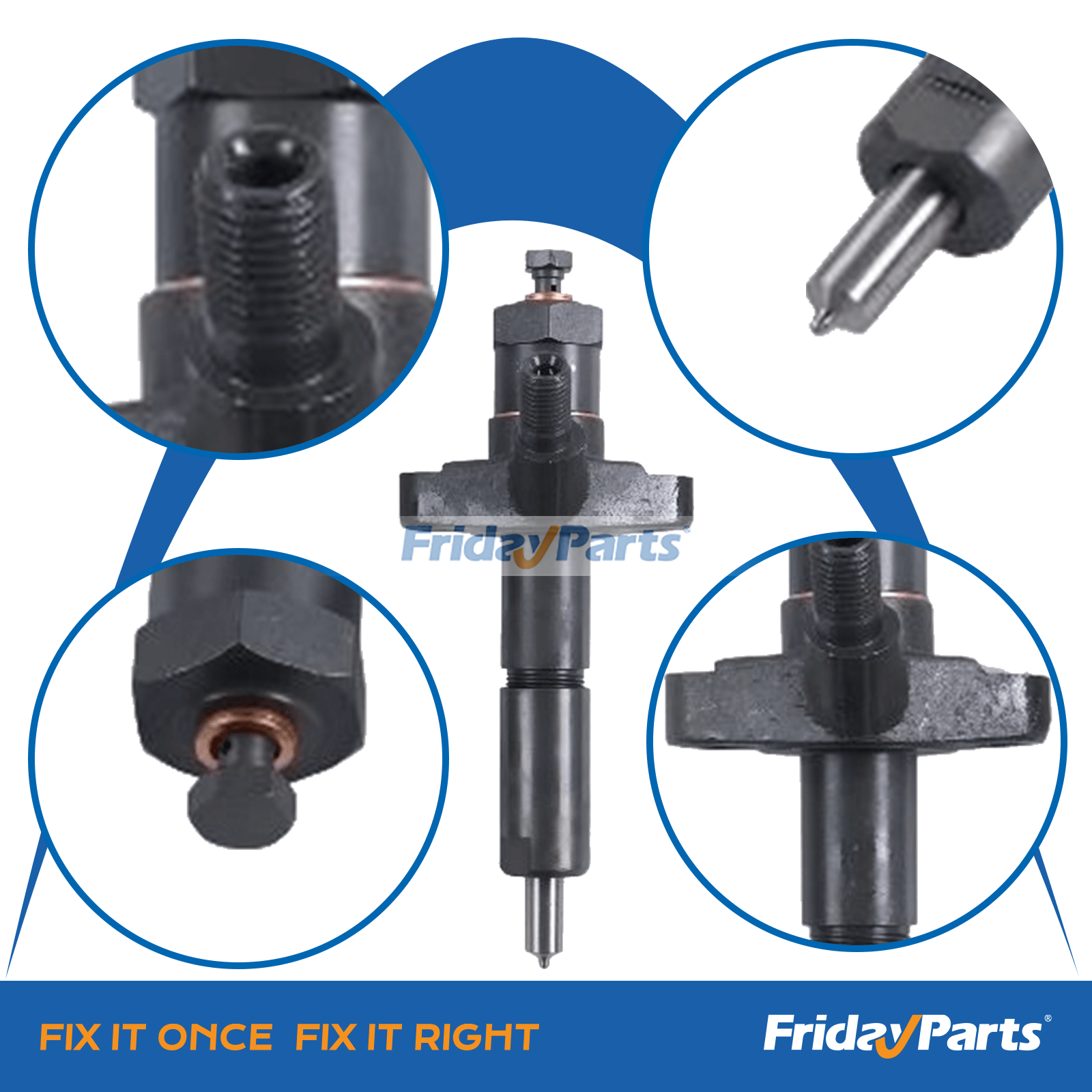 3Pcs Fuel Injector 4600 5600 6600 6700 7600 for Engine,Tractor