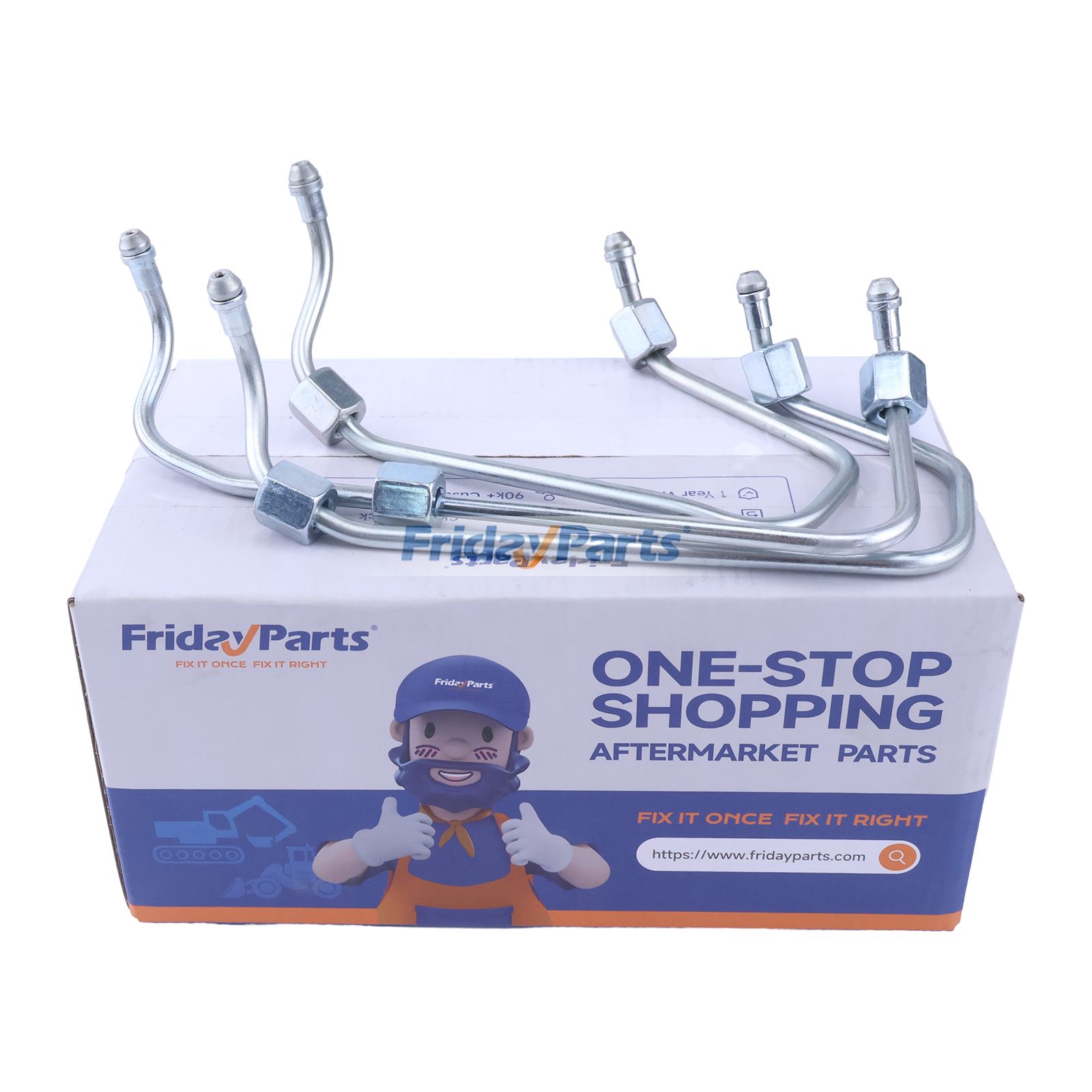 Fuel Injection Pipe Set 19077-53714 19077-53723 19077-53733 for Kubota Engine D1403 D1503 D1703 D1803 D1903 V2003 V2203 V2403