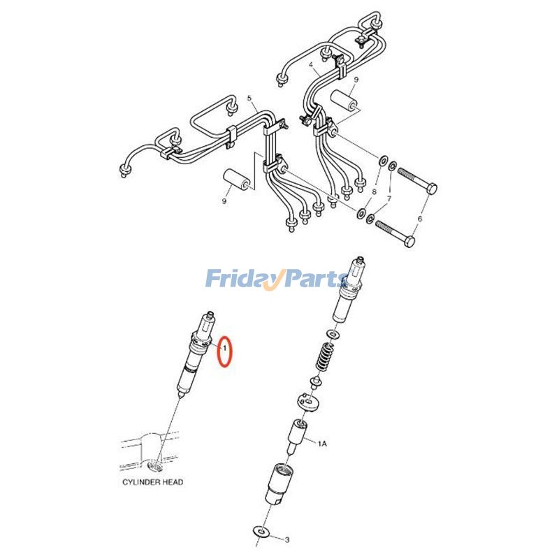 Fuel Injector for Excavator,Loader