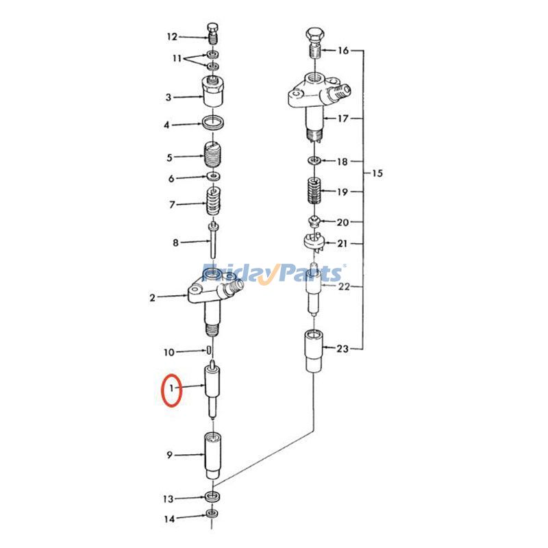 Injector Nozzle  for Engine,Loader,Tractor