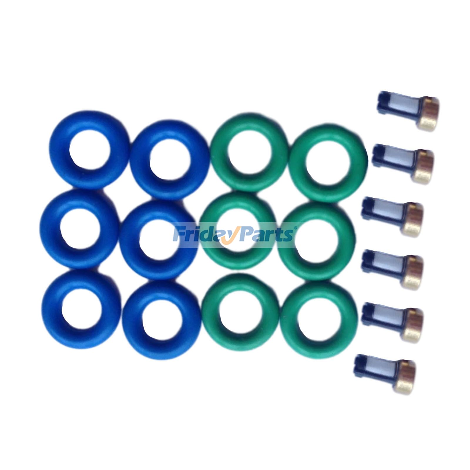 Fuel Injector Repair Kit 13641439800 for 2001-2006 BMW 330i 330i 530i X3 X5 Z3 Z4