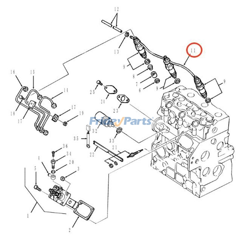 Fuel Pipe for Tractor