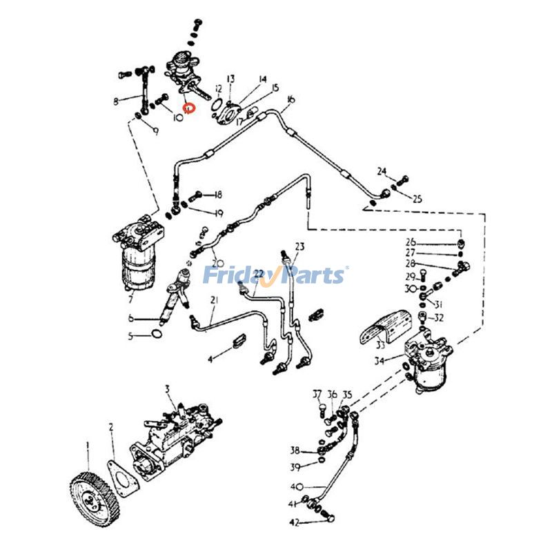 Fuel Pump 3132697R92 3132697R91 for CASE Tractor 2400 2500 454 574 674 3400 for less
