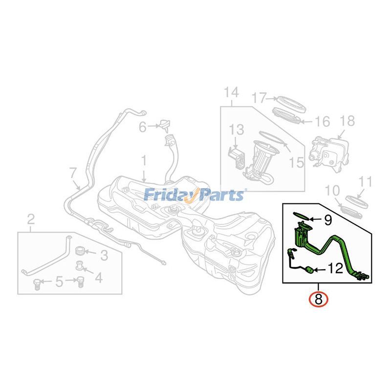 FridayParts Kraftstoffpumpe