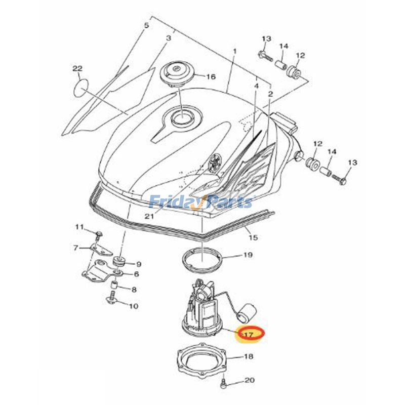 Pompe à carburant de FridayParts