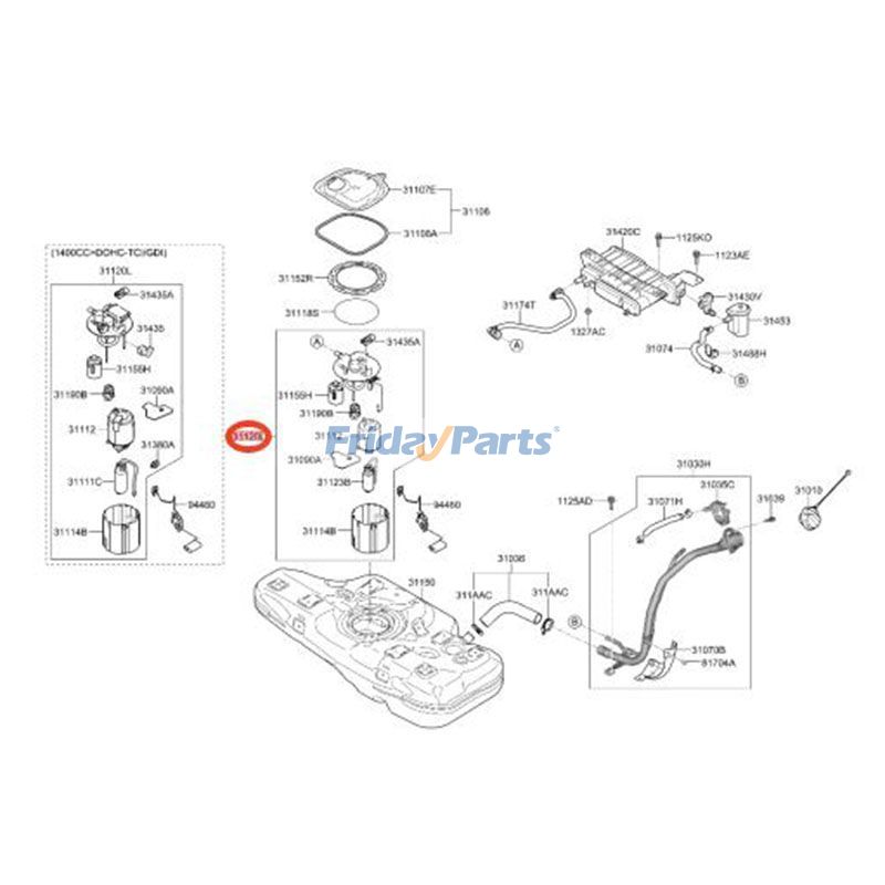 Kraftstoffpumpenmodulfür FahrzeugFür HYUNDAI