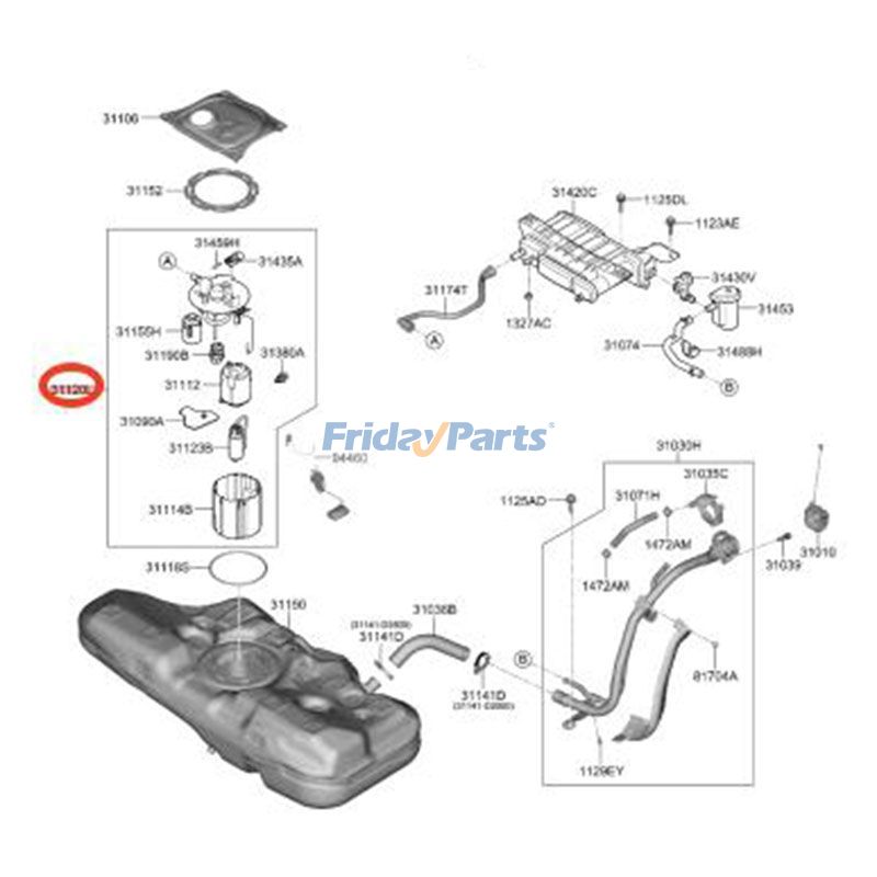 KraftstoffpumpenmodulFür Kia