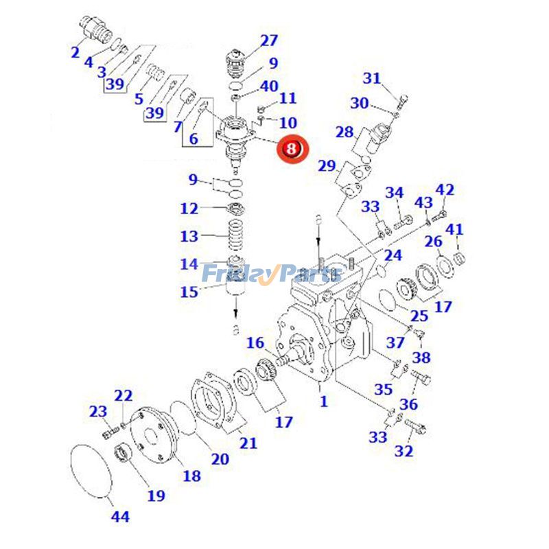 FridayParts Kraftstoffpumpenkolben