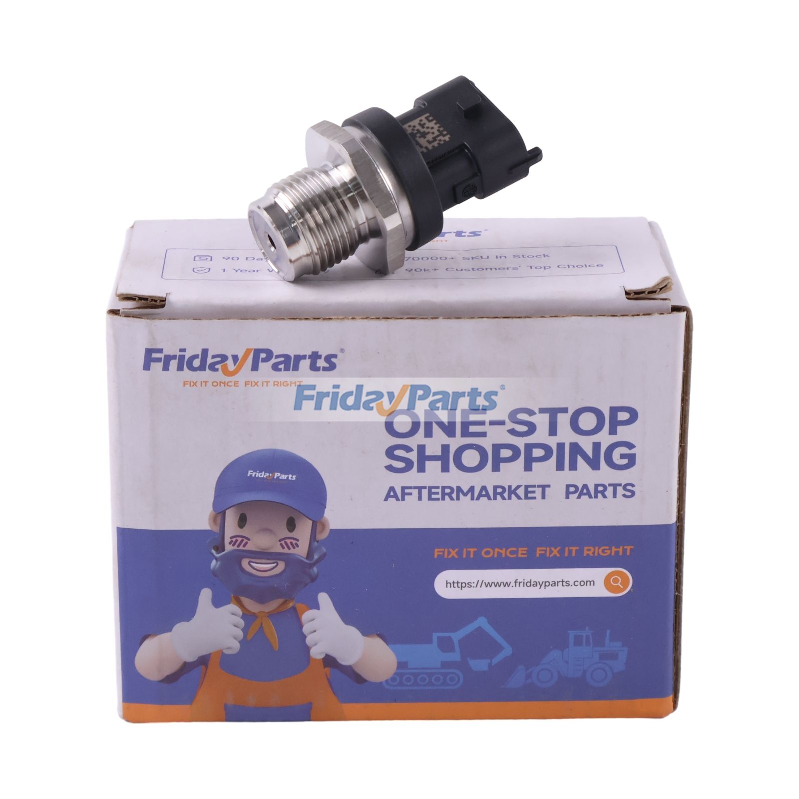 Fuel Rail Pressure Sensor 5801483105 for New Holland Engine F3BFE613A A001 F3DFE613J B002 F3HGE613B V010 Combine CR8.90 MY15 CR9.90 MY15