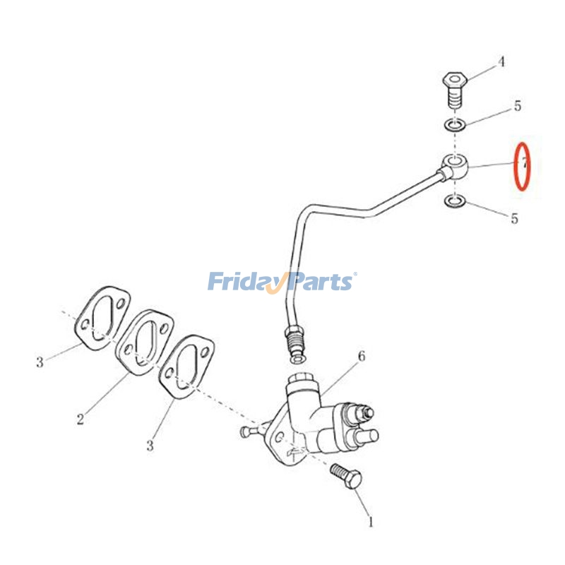 Fuel Supply Tube For New Holland Motor Grader,Tractor
