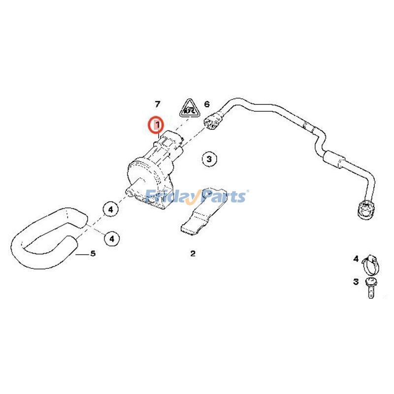 Válvula de ventilación del tanque de combustible 13907838281 para BMW M3 (2008-2013) Para BMW
