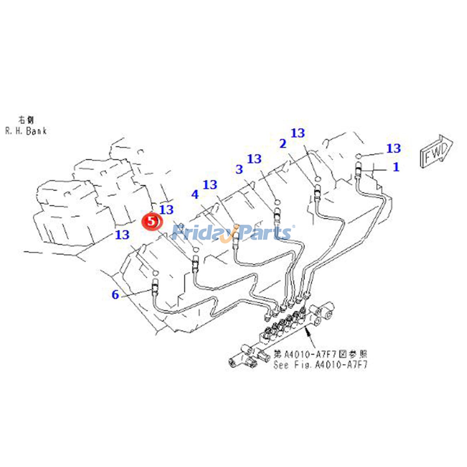 Fuel Tube for Dozer,Engine,Excavator,Loader,Off-Road Truck