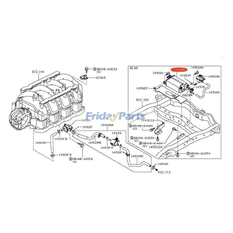 Réservoir de vapeur de carburantpour Véhicule