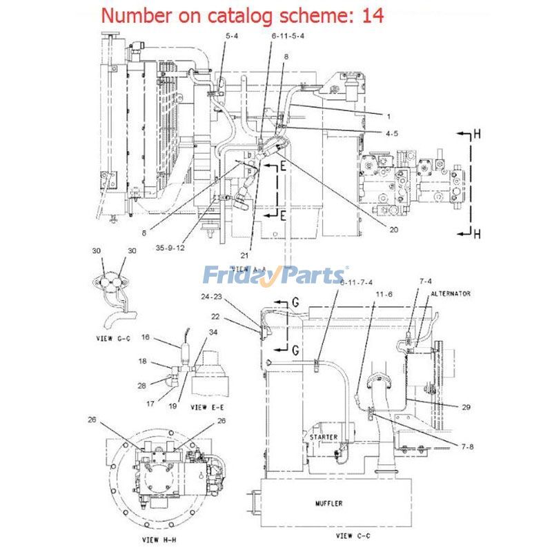 Fule Level Sender 141-2948 for Caterpillar CAT CB-434C Vibratory Compactor 3054 Engine