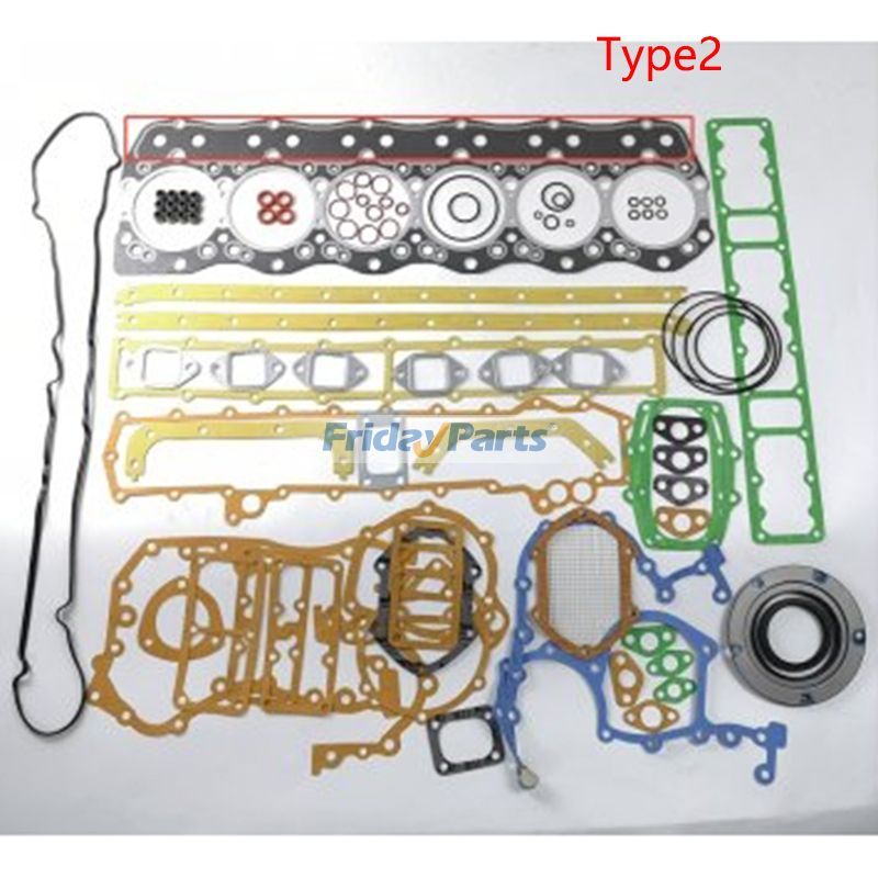 Engine,Excavator Full Gasket Kit 7545cc