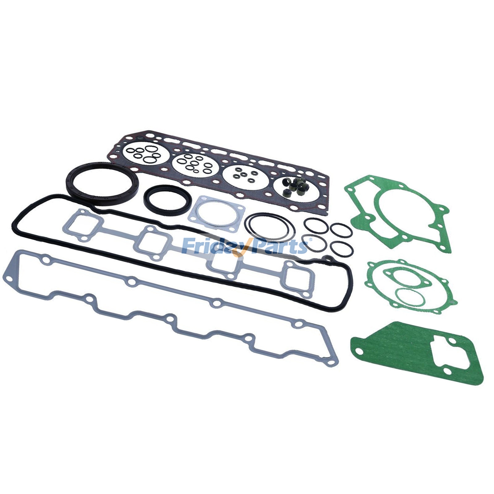 Kit de juntas de revisión completa para Komatsu PC40-7 PC45-1 PC50UU-2 4D84-2 4TNE84-2 4TN84L-2 de FridayParts
