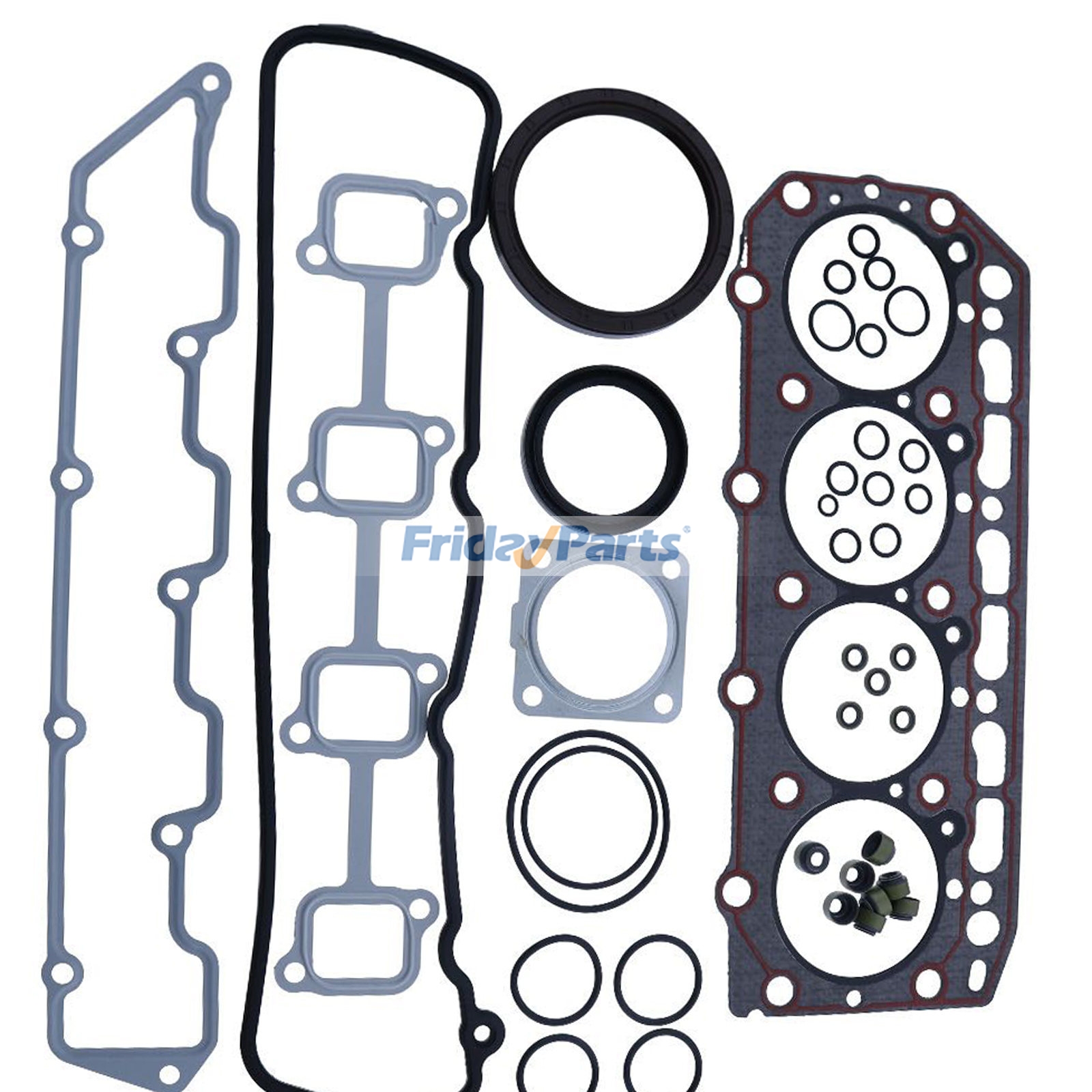 Kompletter Überholungs-Dichtungssatz für Yanmar-Motor 4TN84 4TN84L Traktor F37D F395 F605 Kubota US45für Für YANMAR