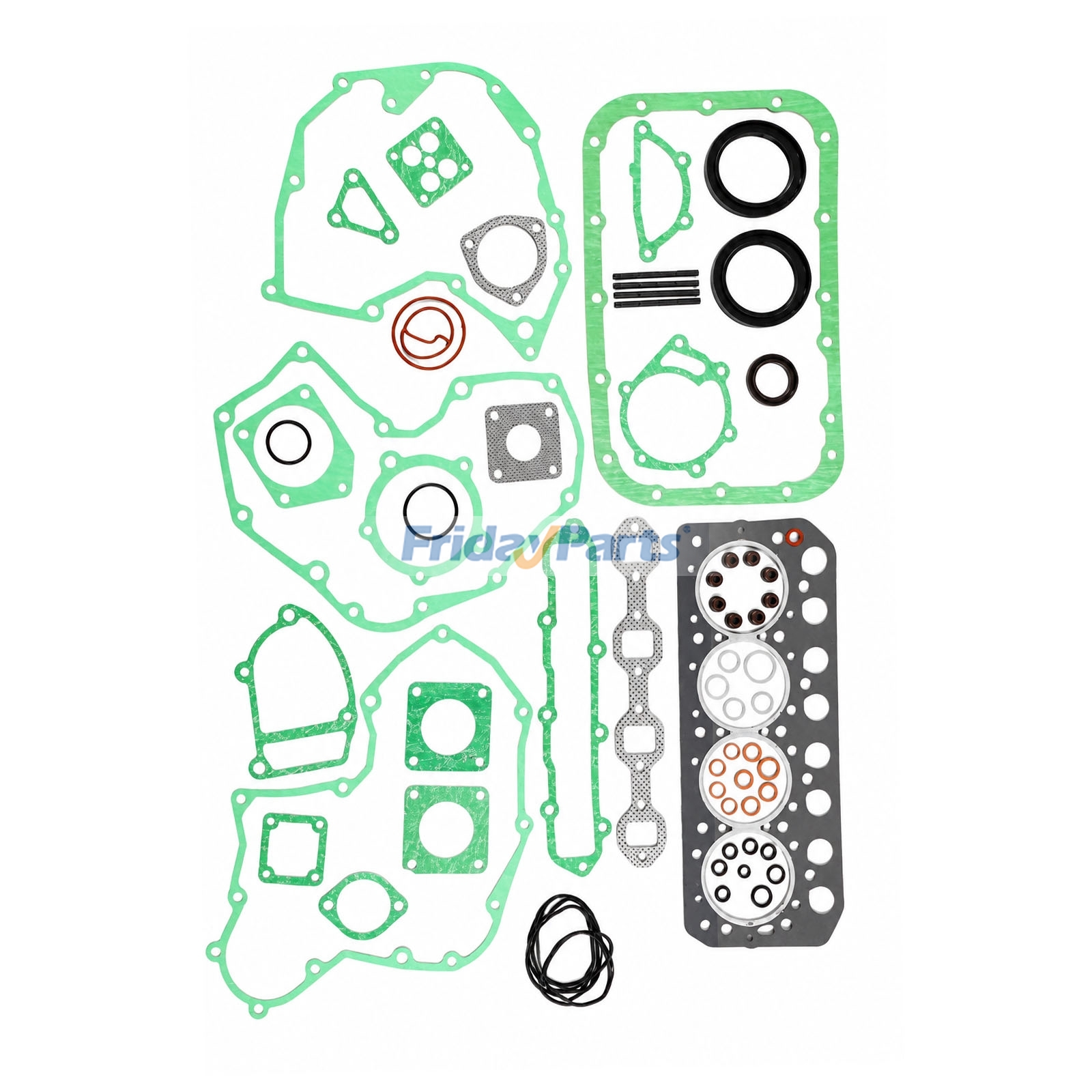 Motor,Escavadora ,Gerador,Carregadora ,Trator Para Atlas Copco,Para CAT,Para Deutz-Fahr,Para Ingersoll Rand,Para Massey Ferguson,Para Mitsubishi,Para New Holland,Para OUTRA MARCA,Para TEREX - Kit de junta de revisão para motor Mitsubishi S4L S4L2
