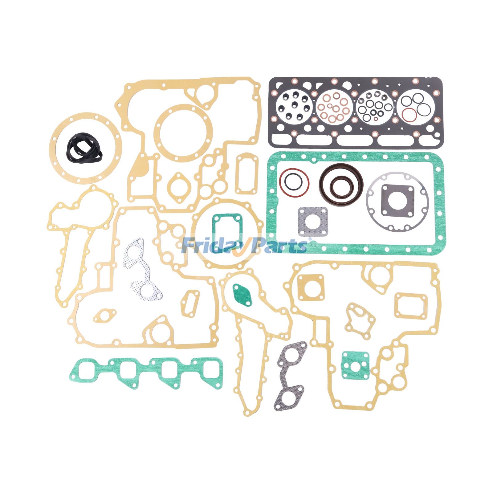 Juego completo de juntas 07916-29505 07916-29515 para motor Kubota V2203 V2203T V2203E V2203B Cargadora compacta Bobcat 753 763 773 7753 S130 S150 S160 S175